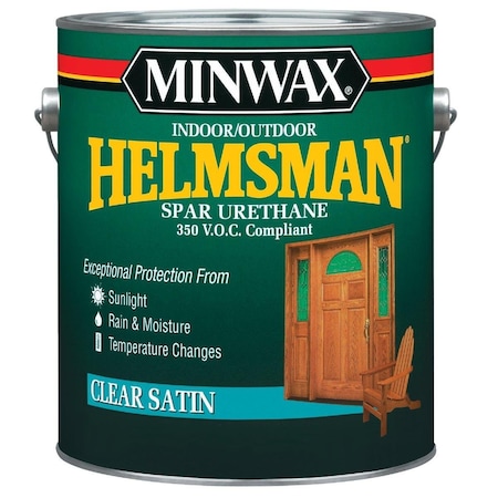 Minwax Helmsman VOC Satin Spar Interior & Exterior Varnish, Gallon 132200000